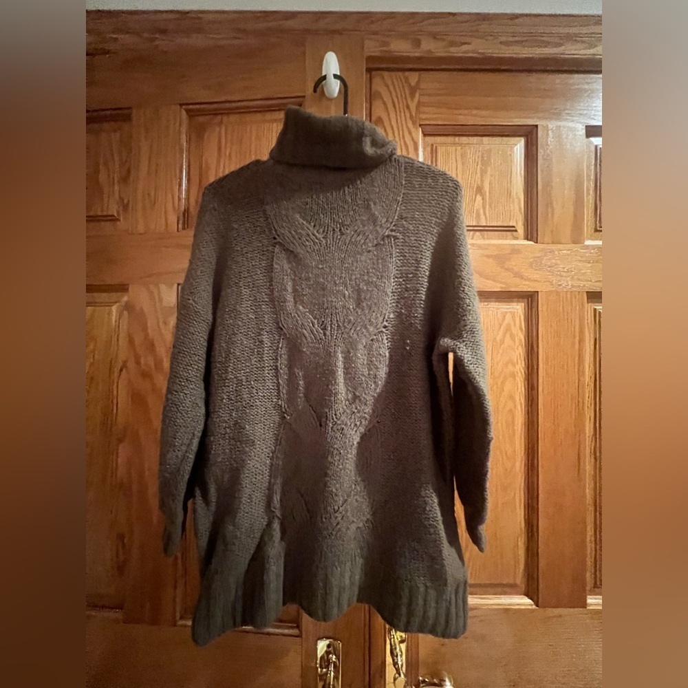 Aerie - Chunky Knit Oversized Turtleneck Sweater/Sweater Dress